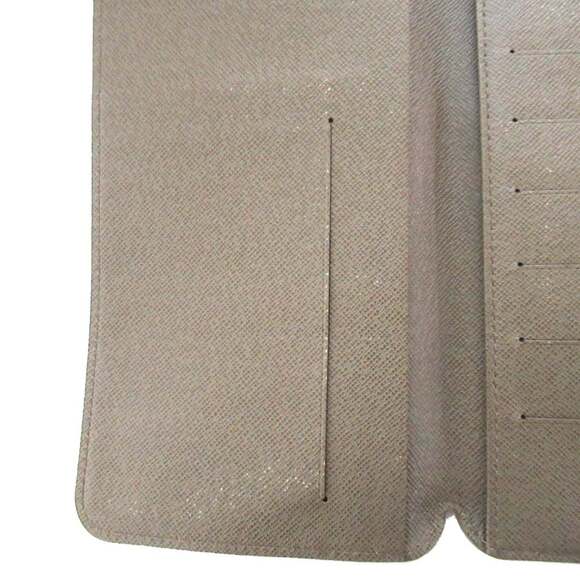 LOUIS VUITTON Damier Geant Mage Leather Multi-Pass Case Khaki Men's